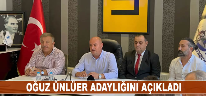 Oğuz Ünlüer, DTO Batı Karadeniz Şube başkanlığına aday oldu