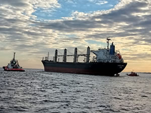 Çanakkale Boğazı'nda makine arızası yaşayan Glory Dina Şevketiye'ye demirletildi