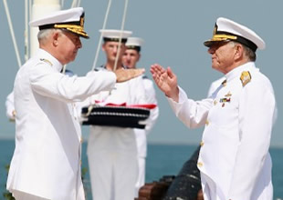 Güney Deniz'de devir teslim töreni yapıldı