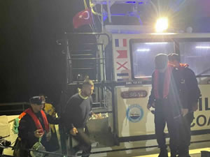 Gökçeada'da rahatsızlanan vatandaşın imdadına sahil güvenlik ekipleri yetişti