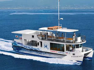 Hidrojen yakıtlı feribot "Hydro BINGO" Tokyo Körfezi'nde test sürüşü yaptı