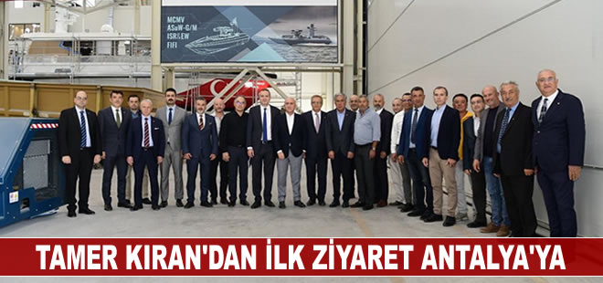 Tamer Kıran ve DTO üyelerinden Antalya çıkarması