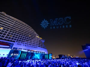 MSC Cruises dünyanın çevre odaklı en büyük yolcu gemisi MSC World Europa'yı Katar'da tanıttı