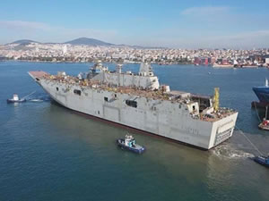 TCG Anadolu Gemisi'nde son test süreci başladı
