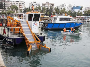 Mersin'de denizden 1 yılda 289 metreküp atık toplandı