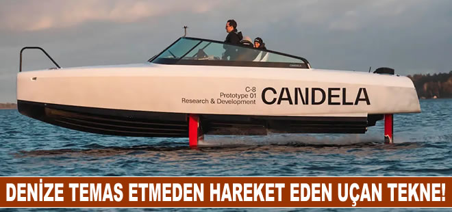 Gövdesi denize temas etmeden hareket eden uçan tekne!