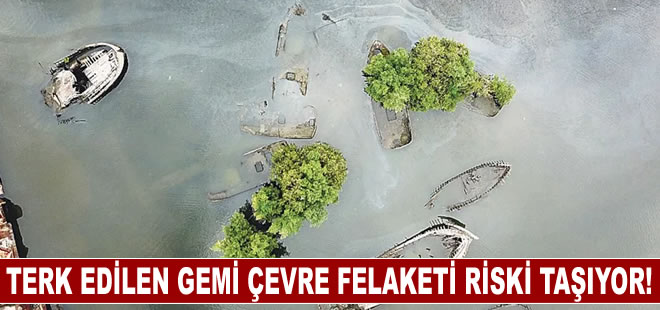 Terk edilen gemi Sao Luiz, çevreyi tehdit ediyor