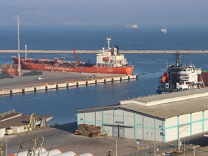 Bandırma Limanı'nda geçen yıl 5 milyon 100 bin ton yükleme boşaltma yapıldı