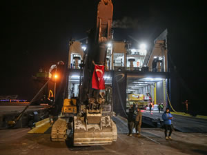 Çeşme'den yola çıkan Ulusoy 5 Ro-Ro Gemisi İskenderun'da