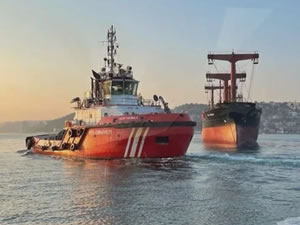 Genel kargo gemisi Yeniköy açıklarında makine arızası yaşadı