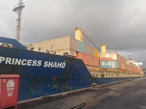 488 adet yaşam konteyneri İskenderun Atakaş Limanı'na geldi