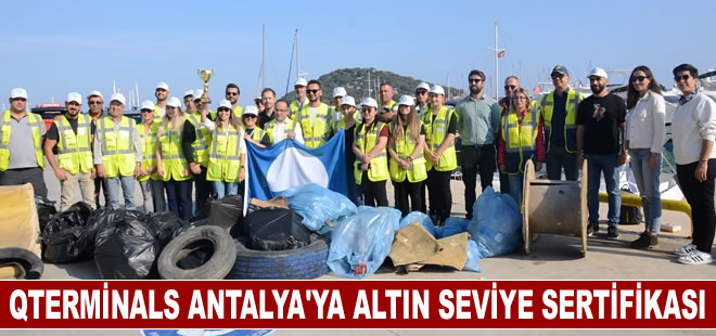QTerminals Antalya'ya Altın Seviye Sertifikası verildi