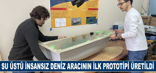 KTÜ'nün "su üstü insansız deniz aracı" mavi sularla buluşmaya hazırlanıyor