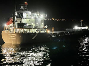 SUAVE isimli gemi Çanakkale Boğazı girişinde arızalandı