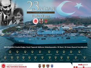 23 Nisan'da 23 gemi, 23 limanı ziyaret edecek