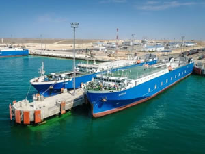 Türkmenistan, Özbekistan için Hazar Denizi'nde liman inşa edecek