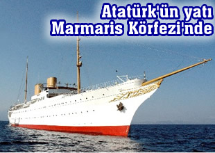 'Savarona' Marmaris Körfezi'ne demir attı