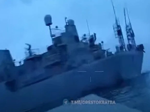 Rus gemisine saldırı ile ilgili yeni görüntüler ortaya çıktı