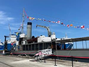 TCG Nusret N-16 Müze Gemisi Samsun'da ziyarete açıldı