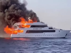 Mısır’da tekne yangını: 3 İngiliz turist kayıp