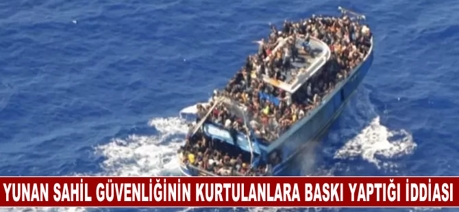 Göçmen teknesi faciası: 'Yunan sahil güvenliği kurtulanlara, Mısırlıları suçlama konusunda baskı yaptı'