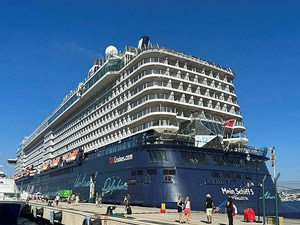 Bodrum'a "Mein Schiff 5" kruvaziyeriyle 2 bin 747 turist geldi