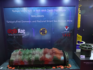 KoçSavunma'nın gelişmiş mayın teknolojisi MALAMAN, IDEF'23'te yerini aldı