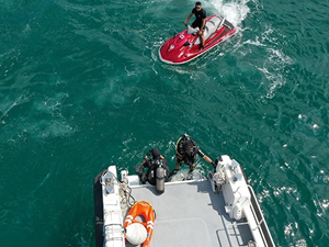 Arama kurtarma görevleri için "kurbağa adamlar" hazır kıta bekliyor
