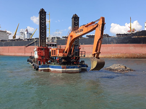 Sele karşı dere ağızlarında dip taraması yapılıyor