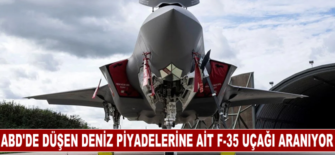 ABD'de düşen deniz piyadelerine ait F-35 uçağı aranıyor