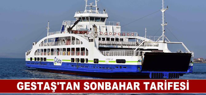 GESTAŞ’tan yeni Sonbahar tarifesi