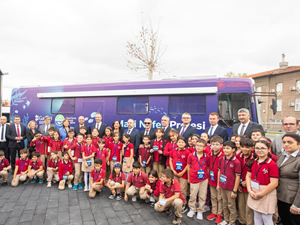 TURMEPA ve Garanti BBVA iş birliğiyle Mavi Nefes Projesi Eğitim Otobüsü 3’üncü yılında Balıkesir’den yola çıktı