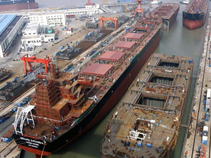 Çin, gemi inşa pazarında liderliğini korudu