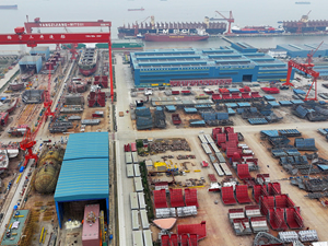 Çin tersanelerine yapılan gemi siparişi artışta