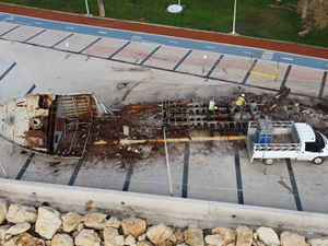 Tarihi gemi çürüme nedeniyle kaldırılıyor