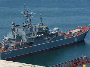 Ukrayna, Karadeniz'de büyük Rus çıkarma gemisini batırdı