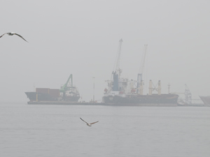 Tekirdağ'da sis deniz ulaşımını etkiliyor