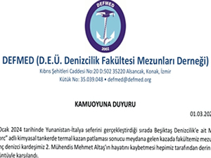 DEFMED'den kamuoyuna duyuru