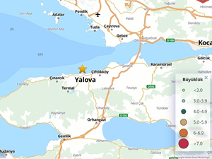 Marmara Denizi'nde 3,5 büyüklüğünde deprem
