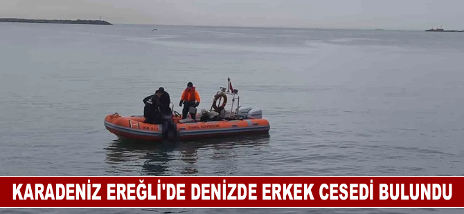 Karadeniz Ereğli'de denizde erkek cesedi bulundu