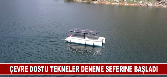 Çevre dostu tekneler deneme seferine başladı
