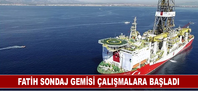Fatih Sondaj Gemisi, Karadeniz'de yeni keşif kuyusu kazmaya başladı