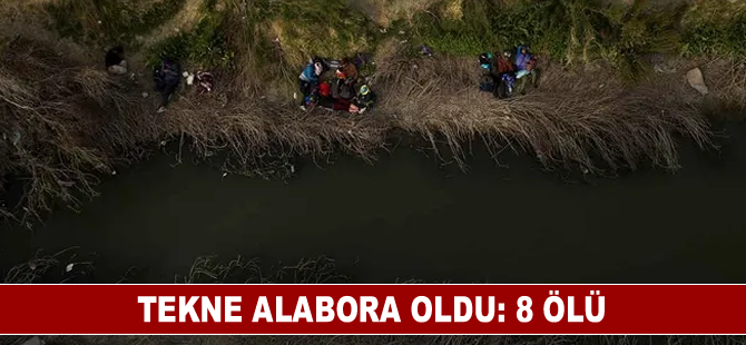 Tekne alabora oldu: 8 ölü