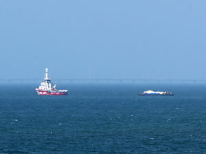 Kıbrıs Rum Kesimi'nden gelen ikinci yardım gemisi Gazze'ye ulaştı