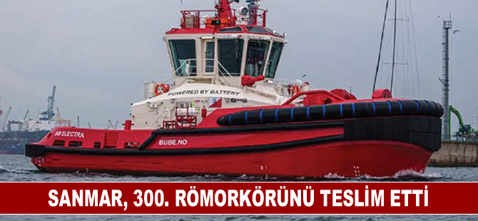 SANMAR, 300. römorkörünü teslim etti