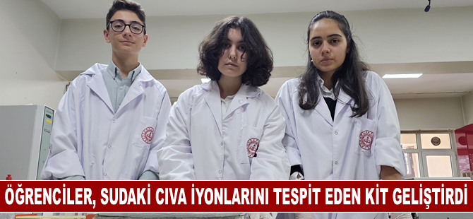 Öğrenciler, balık kılçığından sudaki cıva iyonlarını tespit eden kit geliştirdi