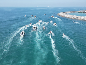 "Motorları Maviliklere Süreceğiz" etkinliği kapsamında tekne turu