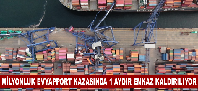 Milyonluk Evyapport kazasında 1 aydır enkaz kaldırılıyor