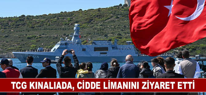 Türkiye'den yola çıkan TCG Kınalıada, Cidde limanını ziyaret etti