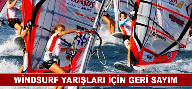 Windsurf yarışları için geri sayım